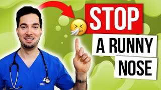 How to get rid of a runny nose fast and stop instantly [upl. by Okiam]