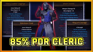 Insane 85 PDR Cleric Build and How I Stole Lots of Legendary Loot  Dark and Darker Guide [upl. by Arem]