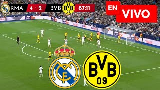 🔴 REAL MADRID VS BORUSSIA DORTMUND PARTIDO EN VIVO  CHAMPIONS LEAGUE [upl. by Mcilroy]