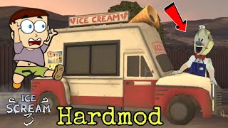 HARD MODE  ICE SCREAM 3 Horror Neighborhood in  Full Gameplay [upl. by Nnylassej]