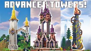 ADVANCED Tower Building Guide Minecraft [upl. by Gabriellia]