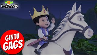 Gintu का Magic  Vir The Robot Boy  Hindi Cartoon  Gintu Gags  spot [upl. by Nevram446]