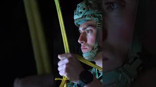 US Paratrooper jump together from a marine airforce military shorts paratroopers [upl. by Tnaryb]