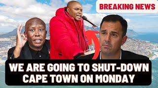 EFF Rep GETS HUMILIATED ON TV OVER CAPETOWN SHUTDOWN  SANTACO DISTANCED THEMSELVES FROM YOU [upl. by Acnairb394]