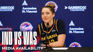 Indiana Fever Postgame Media Availability vs Washington Mystics  July 10 2024 [upl. by Mosora871]