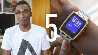 Top 5 Wearable Tech Early 2014 [upl. by Anner808]