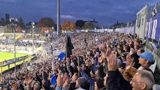 TSV 1860 München gg FC Schalke 04 26102021 Stimmung und Choreo vor dem Anpfiff [upl. by Vandervelde]