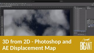 3D from 2D  Photoshop amp After Effects Displacement Map [upl. by Addiel]