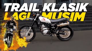 Trail Custom Klasik Mesin Vixion  Review  otosans [upl. by Stilu]