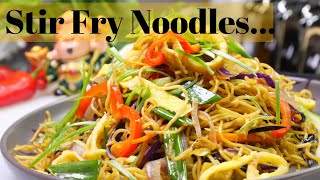 Stir Fry Noodles A Simple And Delicious Recipe [upl. by Atte]