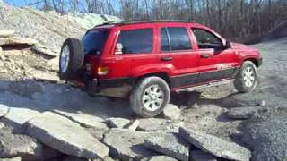 Wheeling Jeep WJ at Badlands Offroad [upl. by Aiel]