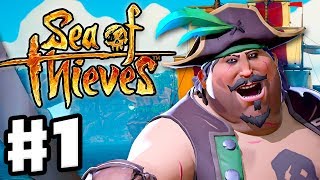 Sea of Thieves  Gameplay Part 1  Sailing the Seas and Finding Treasure with Zanitor [upl. by Ielarol321]