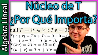 El Núcleo de una Transformación Lineal  Cómo Entenderlo  Álgebra Lineal 10 [upl. by Ahsik]