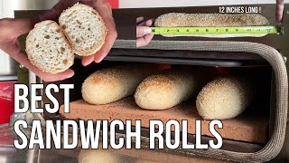 Philadelphia Hoagie Rolls  Recipe Included [upl. by Sesilu555]