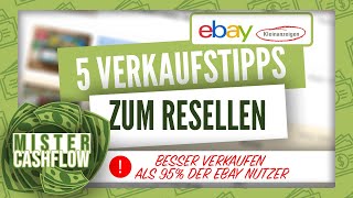 5 Verkaufstipps zum erfolgreichen Verkaufen auf Ebay Kleinanzeigen [upl. by Kcyrred]