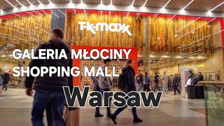 Life in Warsaw Poland walking tour  GALERIA MŁOCINY SHOPPING MALL NOVEMBER 9  2024 [upl. by Ecilef]