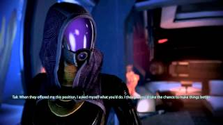 Mass Effect 3 romance guide  tali talk 1 [upl. by Ralfston441]