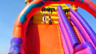 big bouncy slide at fair [upl. by Estas]