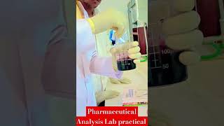 KMnO4 dissolve in 100 ml water  To prepare in pharmaceutical analysis lab [upl. by Warga]