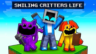 Having a SECRET SMILING CRITTERS LIFE in Minecraft [upl. by Nolyad558]