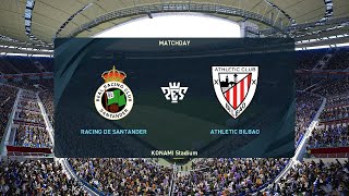 Racing de Santander vs Athletic Bilbao 24072024 Club Friendlies PES 2021 [upl. by Esertal]