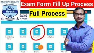 MAKAUT University Exam Form Fill up full process step by step2023Apply Now [upl. by Enialem]