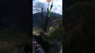 BEAUTIFUL Black Lake parapente mountains slovenia paraglide travel paragliding adventure [upl. by Barbara]