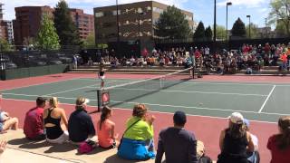 Arapahoes Tate Schroeder wins 5A girls tennis [upl. by Yelnats858]