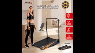 Trotadora caminadora plegable motor 2hp Slimfit  Guía de uso [upl. by Lambart287]