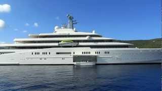 Yacht Eclipse Largest Yacht in the World in Kefalonia Greece September 6 2012 [upl. by Pugh992]