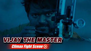 Master South Movie  Climax Fight Scene In Hindi Thalapathy Vijay Vijay Sethupathi [upl. by Latty]