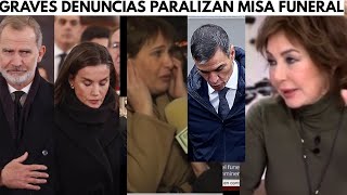 💥ESTO ES MUY GRAVE PARALIZAN MISA FUNERAL VALENCIA Y ANA ROSA QUINTANA ESTALLA POR PEDRO SÁNCHEZ [upl. by Karen]