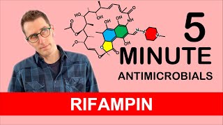 Rifampin  5 Minute Antimicrobials [upl. by Kellda]