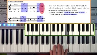 Musiktheorie Kreuz und BeAkzidentien  OKeyWorkshopDemo der Vollversion 44min [upl. by Gnouh]