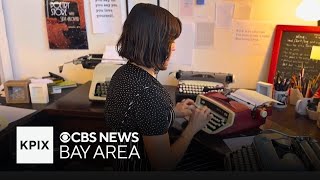 Typewriters getting renewed interest in the Bay Area [upl. by Einahpats]