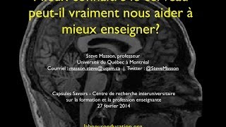 Mieux comprendre le cerveau peutil vraiment nous aider à mieux enseigner [upl. by Eidurt]