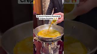 Famous Flambeed Crepe Suzette [upl. by Sairu811]