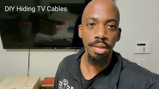 How to hide cables on a wall mounted TV [upl. by Ronile550]