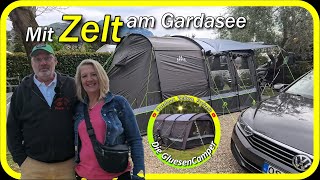 Gardasee 2024 Laden Anfahrt und erste Tage Gardasee Urlaub Zelt Italien Pizza Eis camping [upl. by Aracal634]