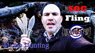 Lost a knife First Time Throwing the SOG Fling Throwing Knives [upl. by Spiros]