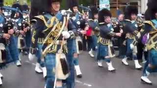 RAF Freedom of StAndrews March past for last time on 10th May 2014 [upl. by Lorusso]