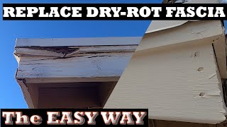 How to replace wood Fascia easily 1x3 and 2x8 with flashing  Lacey Family Farms [upl. by Eedyak]