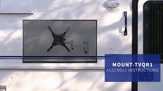 MOUNTTVQR1 Quick Release TV Wall Mount Assembly by VIVO [upl. by Dray710]