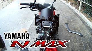 Short guide  How to remove the front part of the Yamaha Nmax [upl. by Selena]