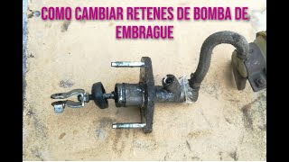 COMO CAMBIAR RETENES DE EMBRAGUE [upl. by Llibyc765]