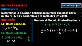 Rectas paralelas Ejercicio 1 [upl. by Kulda]