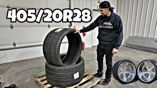 Tires are in and they are massively BiG [upl. by Ettennek668]