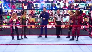 Natalya amp Tamina Vs Nia Jax amp Shayna Baszler Campeonatos en Parejas  WWE Raw 17052021 Español [upl. by Martina]