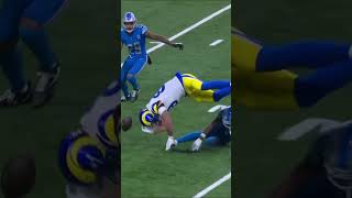 🚨KERBY JOSEPH BIG HIT ON TYLER HIGBEE 🚨 nfl football foryou sports [upl. by Ardnot]