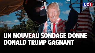 Élections américaines  Trump donné gagnant dans un nouveau sondage｜LCI [upl. by Enilehcim332]